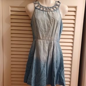 Chambray denim dress